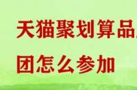 天貓聚劃算品牌團(tuán)怎么參加？