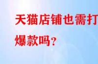 天貓店鋪也需打造爆款嗎？