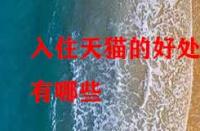 入住天貓的好處有哪些？它的優(yōu)勢在哪里？