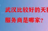 武漢比較好的天貓服務(wù)商是哪家？