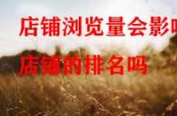 淘寶代運營：店鋪瀏覽量會影響店鋪的排名嗎？